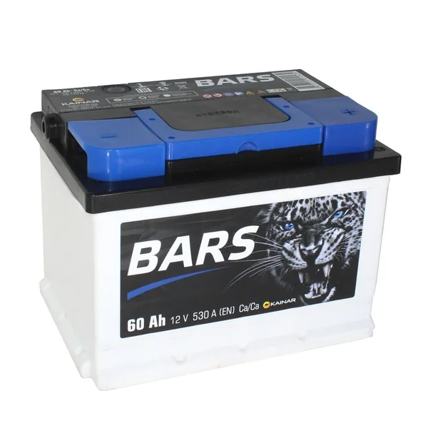 Аккумулятор BARS Silver 60 Ач 530 А (EN), обратная полярность, LN2
