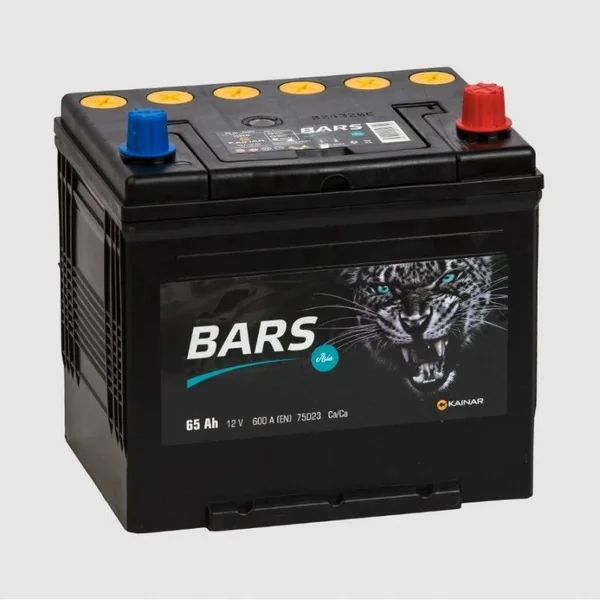Аккумулятор BARS 65 Ач 600 А (EN), обратная полярность, D23