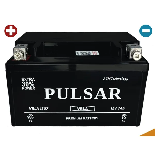 Аккумулятор PULSAR 7 Ач, обратная полярность, YTZ8V